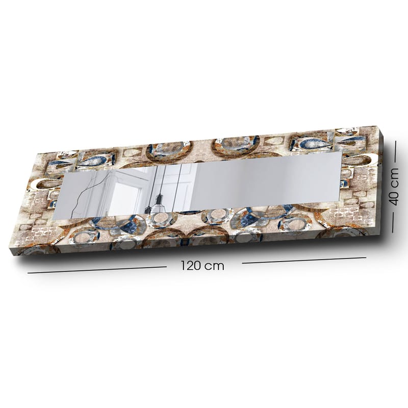Dekorspegel 40x120 cm - Flerfärgad - Inredning - Speglar - Väggspegel