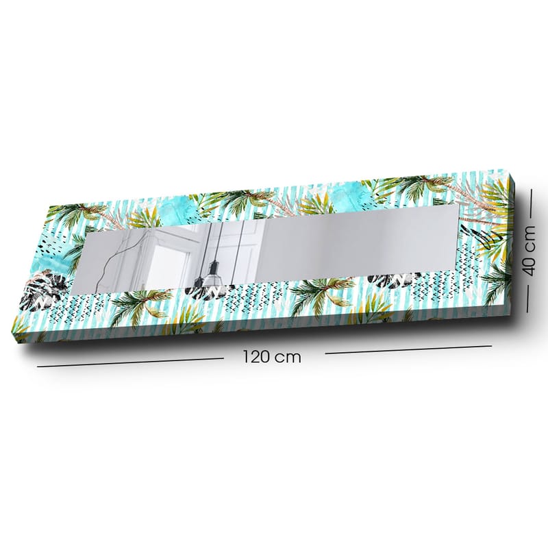 Dekorspegel 40x120 cm - Flerfärgad - Inredning - Speglar - Väggspegel