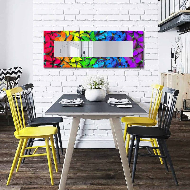Dekorspegel 40x120 cm - Flerfärgad - Inredning - Speglar - Väggspegel