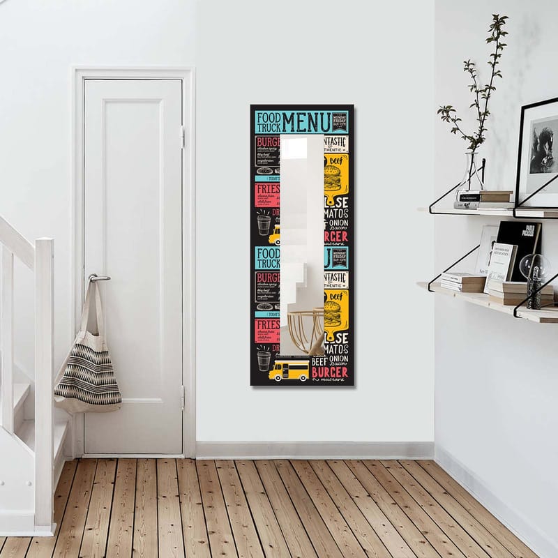 Dekorspegel 40x120 cm - Flerfärgad - Inredning - Speglar - Väggspegel