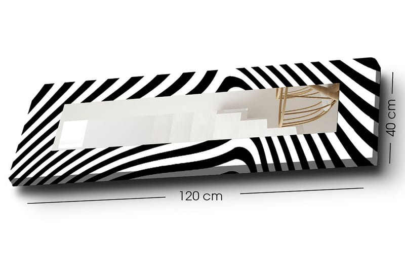 Dekorspegel 40x120 cm - Flerfärgad - Inredning - Speglar - Väggspegel
