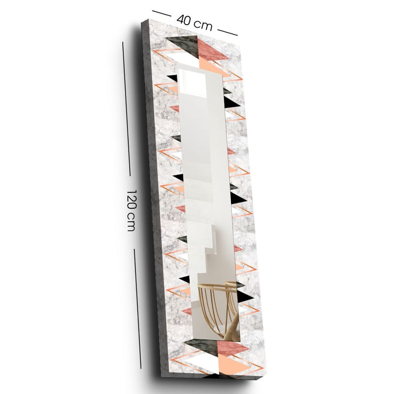Dekorspegel 40x120 cm - Flerfärgad - Inredning - Speglar - Väggspegel