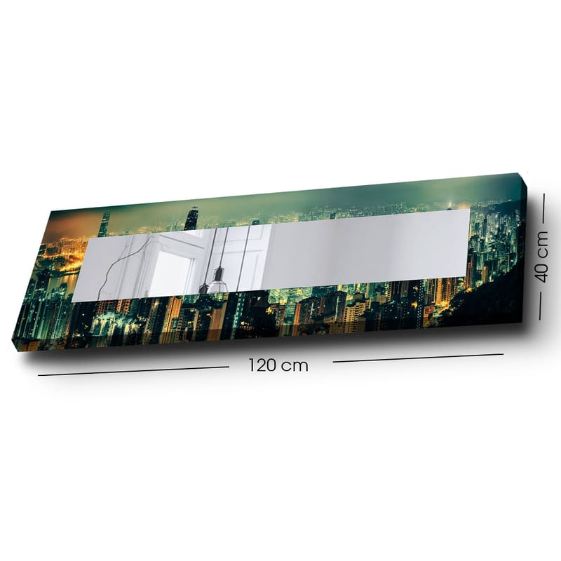 Dekorspegel 40x120 cm - Flerfärgad - Inredning - Speglar - Väggspegel