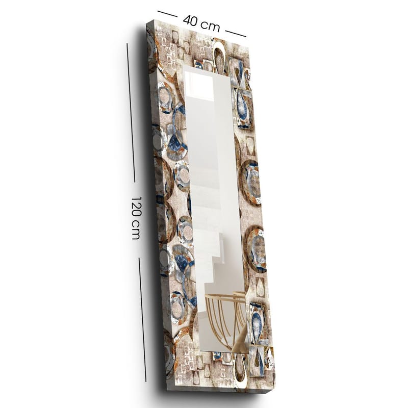 Dekorspegel 40x120 cm - Flerfärgad - Inredning - Speglar - Väggspegel