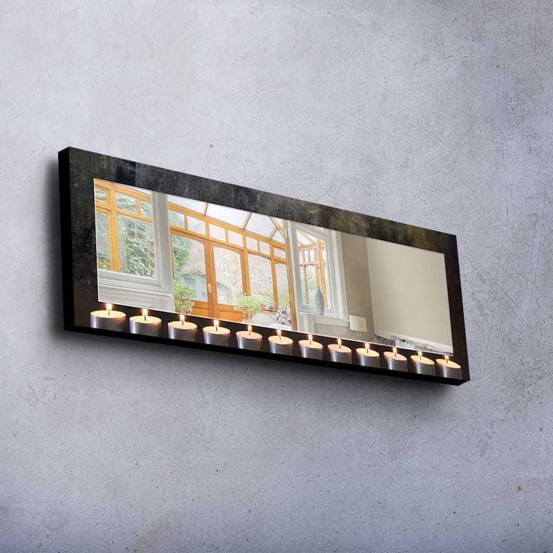 Dekorspegel 40x120 cm - Flerfärgad - Inredning - Speglar - Väggspegel