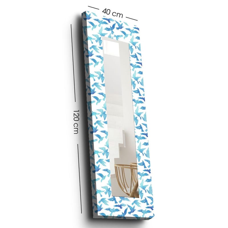 Dekorspegel 40x120 cm - Flerfärgad - Inredning - Speglar - Väggspegel