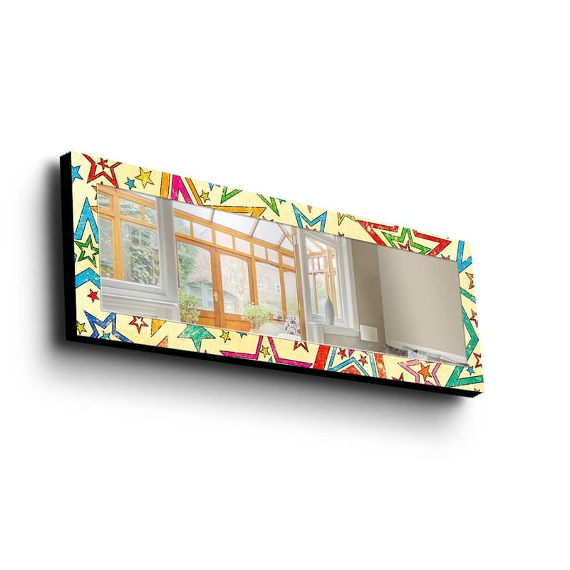 Dekorspegel 40x120 cm - Flerfärgad - Inredning - Speglar - Väggspegel