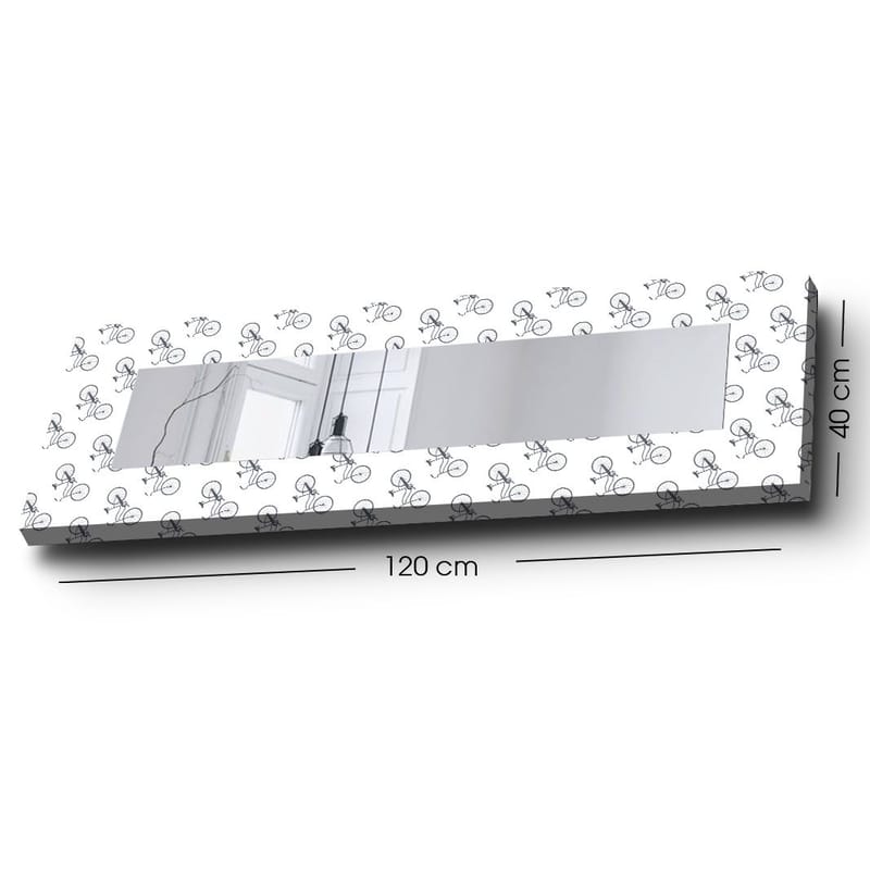 Dekorspegel 40x120 cm - Flerfärgad - Inredning - Speglar - Väggspegel