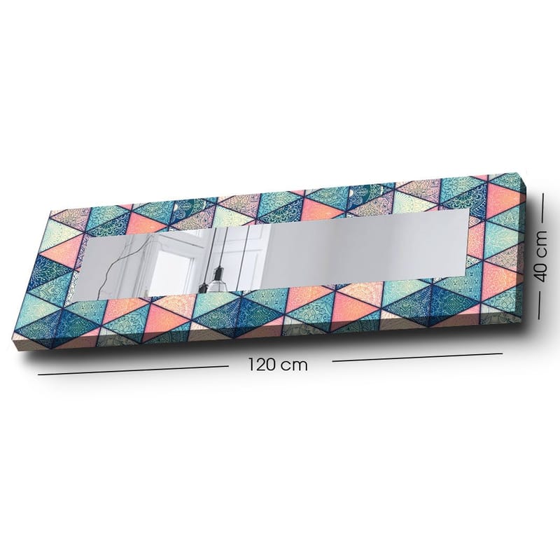 Dekorspegel 40x120 cm - Flerfärgad - Inredning - Speglar - Väggspegel