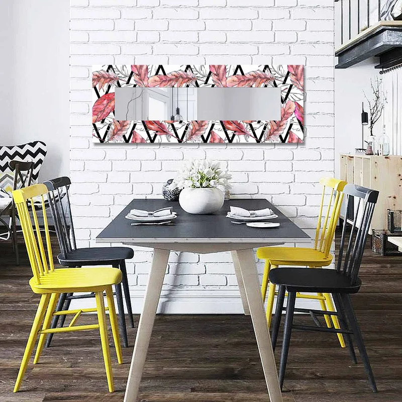 Dekorspegel 40x120 cm, Flerfärgad