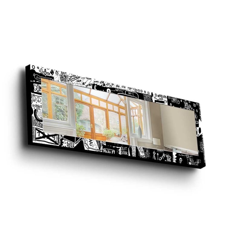 Dekorspegel 40x120 cm - Flerfärgad - Inredning - Speglar - Väggspegel