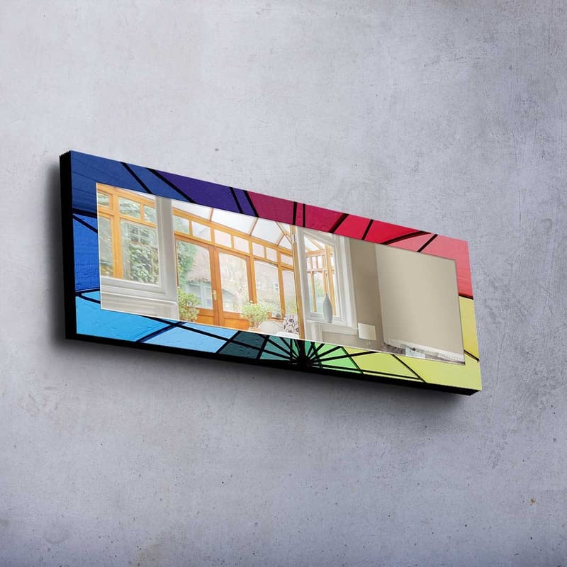 Dekorspegel 40x120 cm - Flerfärgad - Inredning - Speglar - Väggspegel