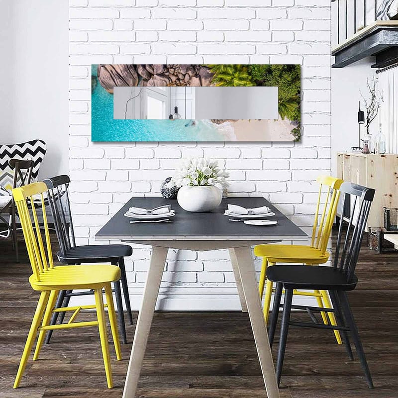 Dekorspegel 40x120 cm - Flerfärgad - Inredning - Speglar - Väggspegel