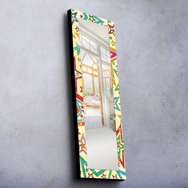 Dekorspegel 40x120 cm, Flerfärgad