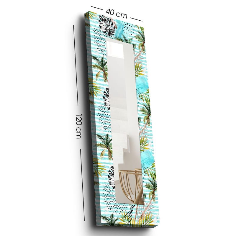 Dekorspegel 40x120 cm - Flerfärgad - Inredning - Speglar - Väggspegel