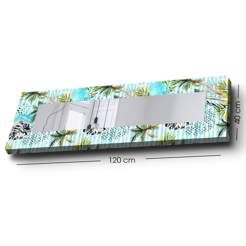 Dekorspegel 40x120 cm - Flerfärgad - Inredning - Speglar - Väggspegel