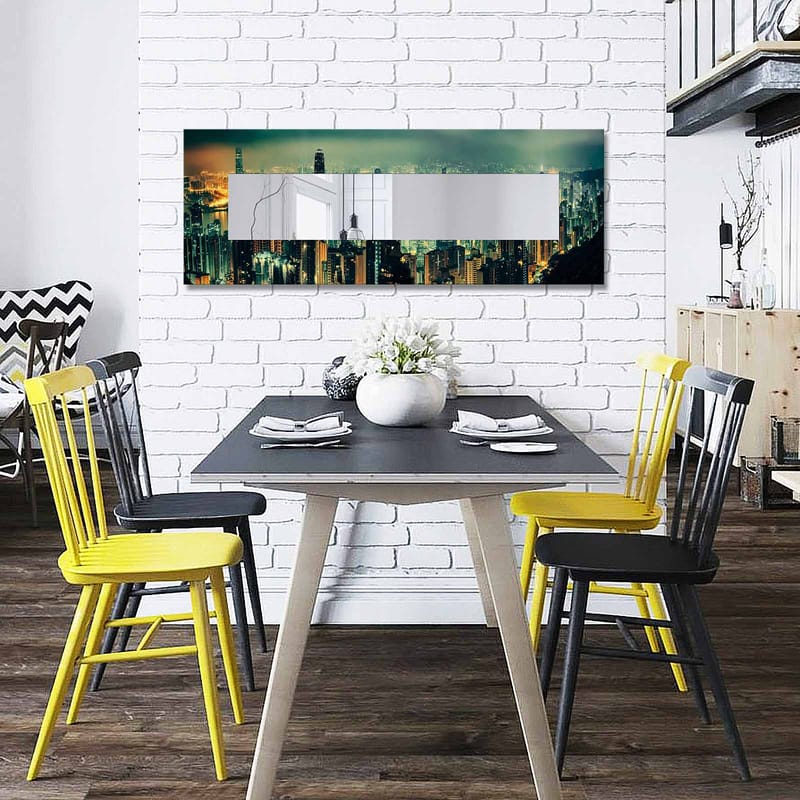 Dekorspegel 40x120 cm - Flerfärgad - Inredning - Speglar - Väggspegel