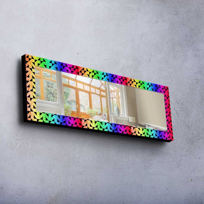 Dekorspegel 40x120 cm - Flerfärgad - Inredning - Speglar - Väggspegel