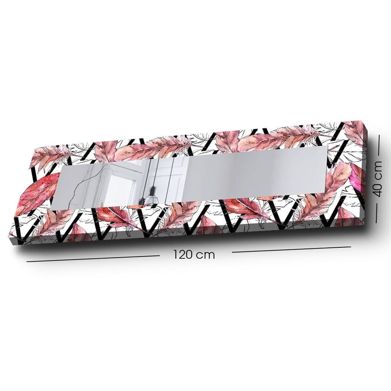 Dekorspegel 40x120 cm - Flerfärgad - Inredning - Speglar - Väggspegel