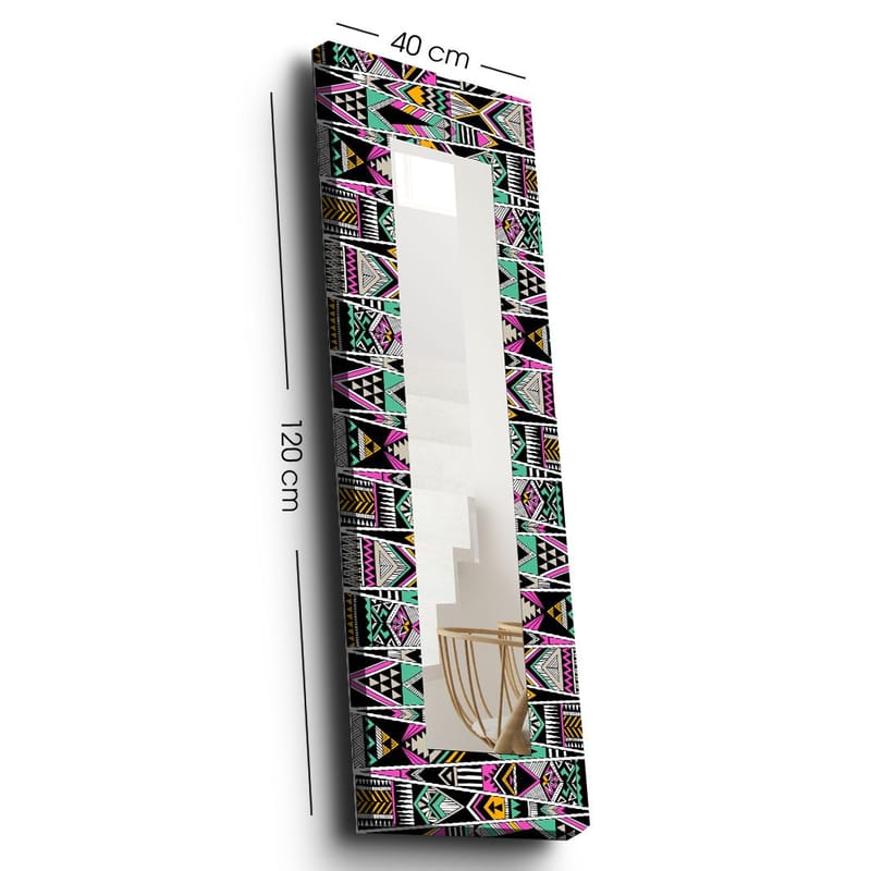 Dekorspegel 40x120 cm - Flerfärgad - Inredning - Speglar - Väggspegel