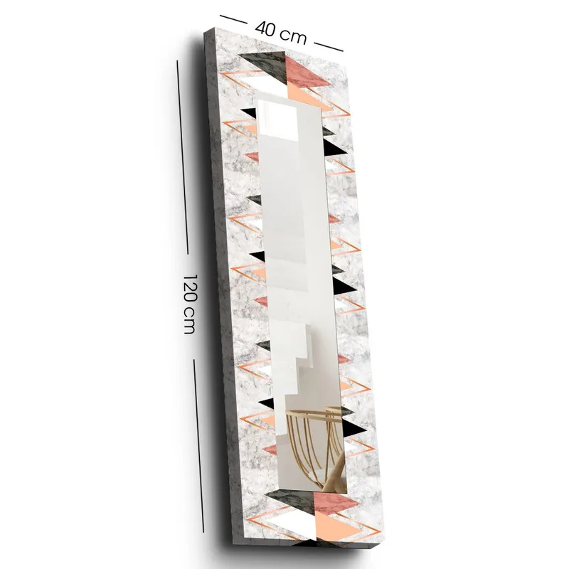 Dekorspegel 40x120 cm - Flerfärgad - Inredning - Speglar - Väggspegel