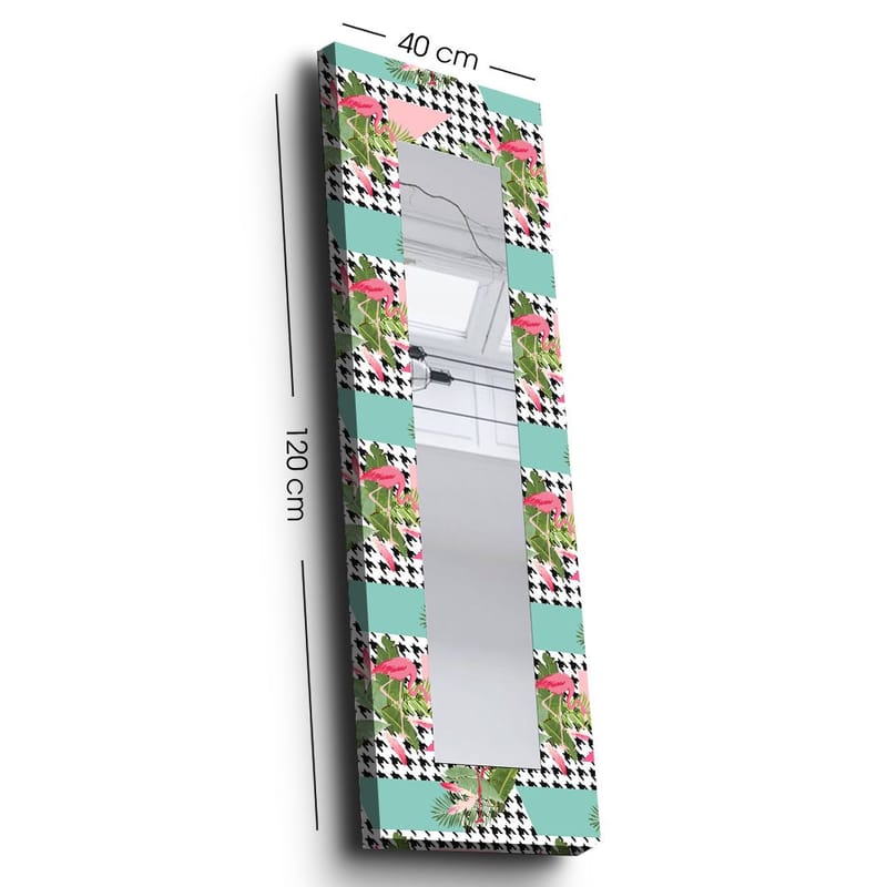 Dekorspegel 40x120 cm - Flerfärgad - Inredning - Speglar - Väggspegel