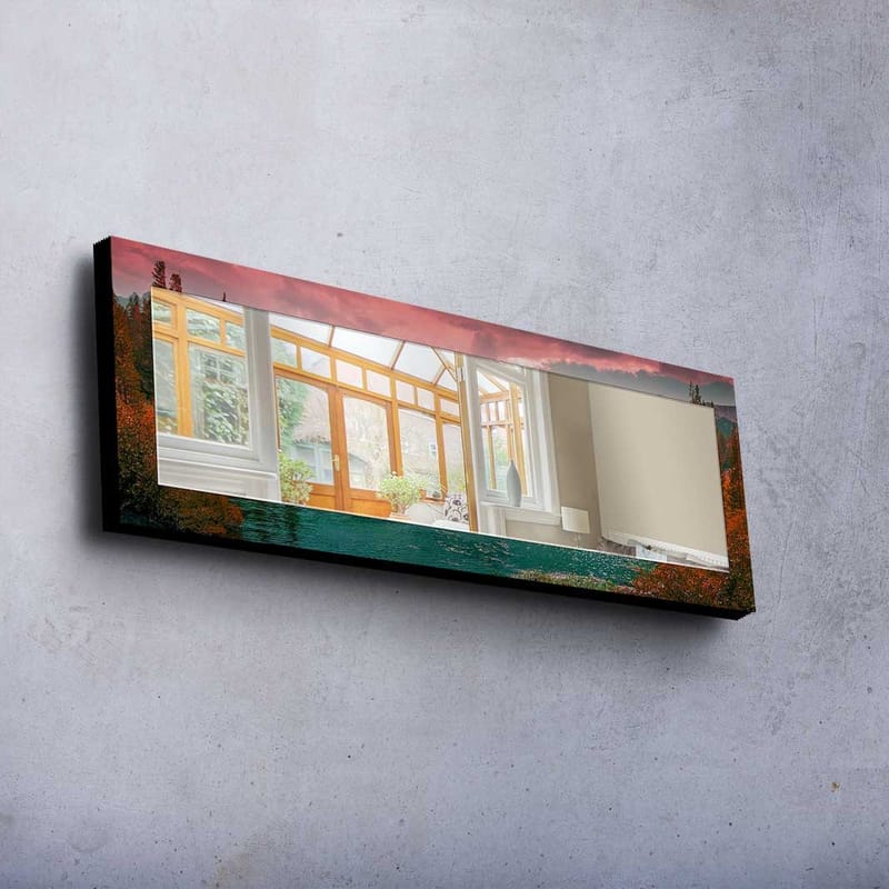 Dekorspegel 40x120 cm - Flerfärgad - Inredning - Speglar - Väggspegel