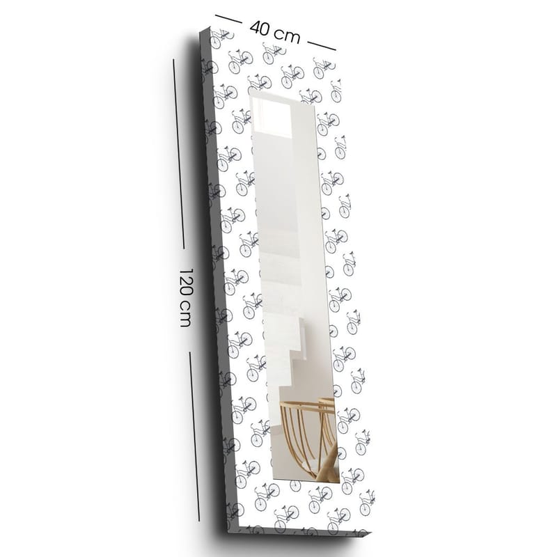 Dekorspegel 40x120 cm - Flerfärgad - Inredning - Speglar - Väggspegel