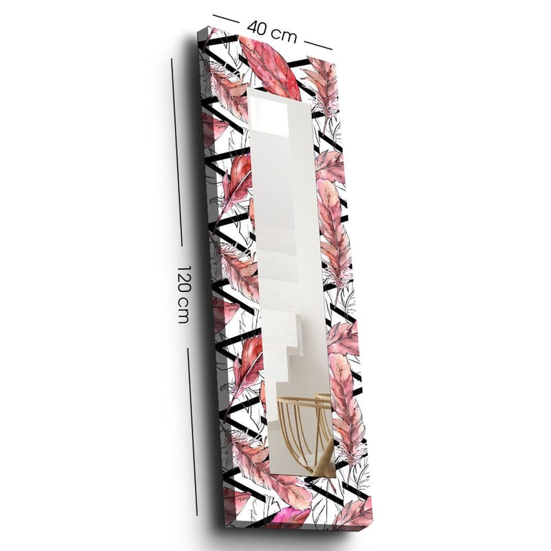 Dekorspegel 40x120 cm - Flerfärgad - Inredning - Speglar - Väggspegel