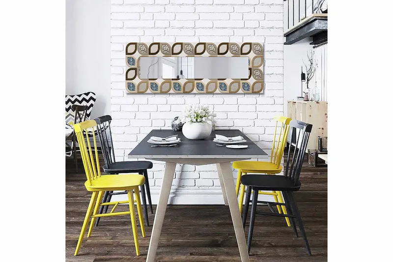 Dekorspegel 40x120 cm - Flerfärgad - Inredning - Speglar - Väggspegel