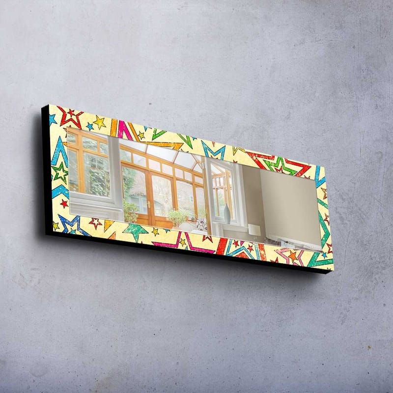 Dekorspegel 40x120 cm - Flerfärgad - Inredning - Speglar - Väggspegel