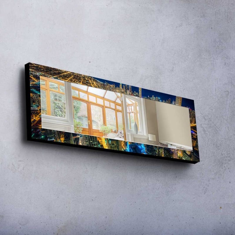 Dekorspegel 40x120 cm - Flerfärgad - Inredning - Speglar - Väggspegel