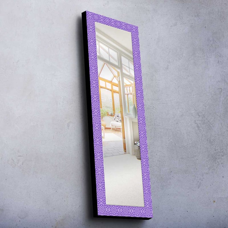 Dekorspegel 40x120 cm - Lila - Inredning - Speglar - Väggspegel