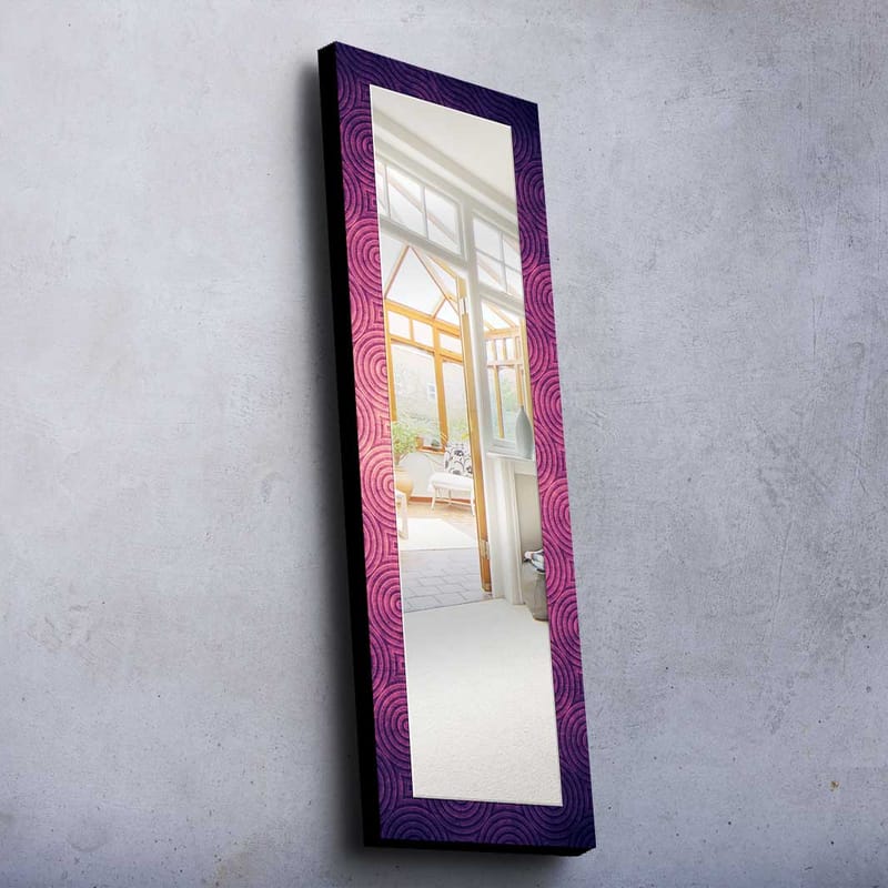 Dekorspegel 40x120 cm - Lila - Inredning - Speglar - Väggspegel