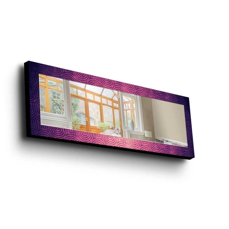Dekorspegel 40x120 cm - Lila - Inredning - Speglar - Väggspegel