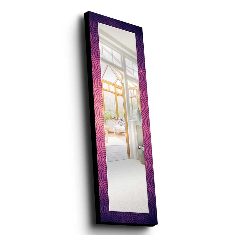 Dekorspegel 40x120 cm - Lila - Inredning - Speglar - Väggspegel
