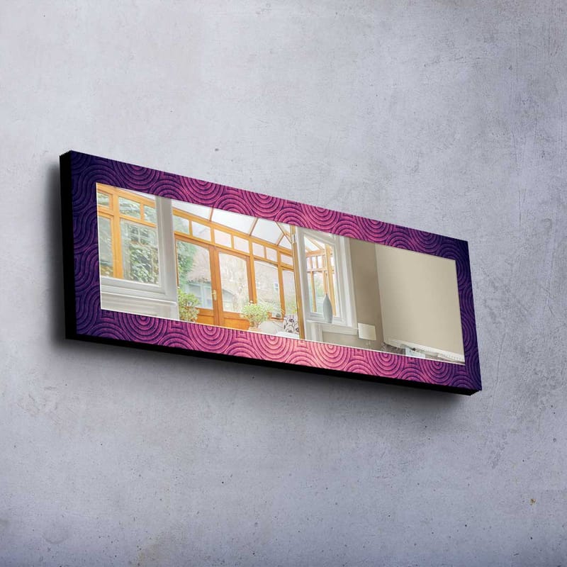 Dekorspegel 40x120 cm - Lila - Inredning - Speglar - Väggspegel