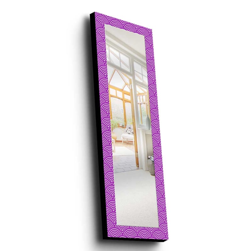 Dekorspegel 40x120 cm - Lila - Inredning - Speglar - Väggspegel