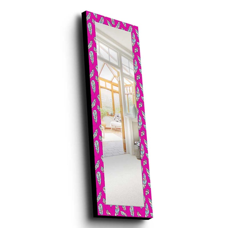 Dekorspegel 40x120 cm - Lila - Inredning - Speglar - Väggspegel