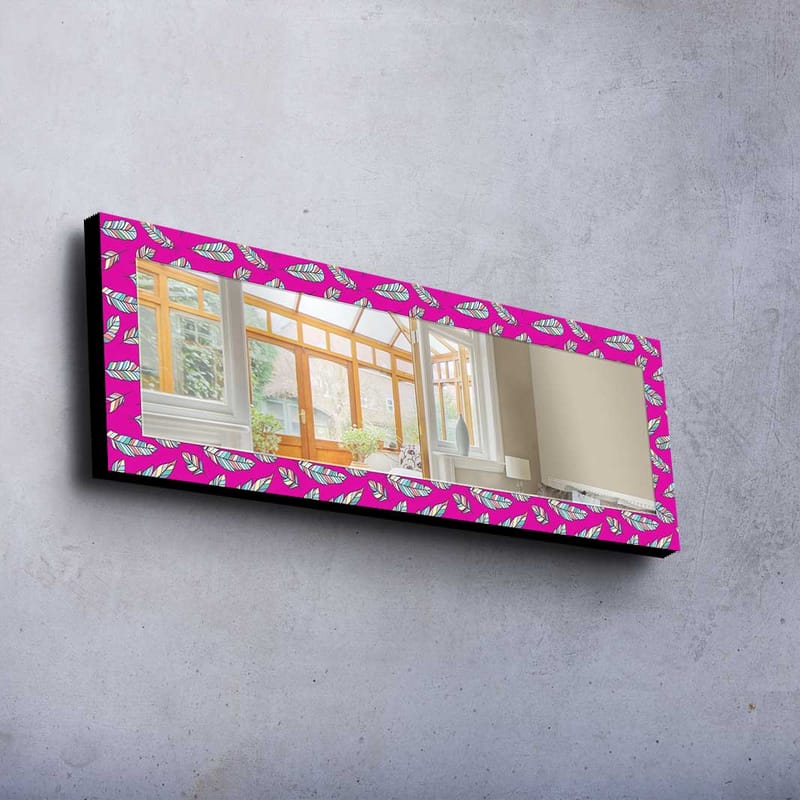 Dekorspegel 40x120 cm - Lila - Inredning - Speglar - Väggspegel