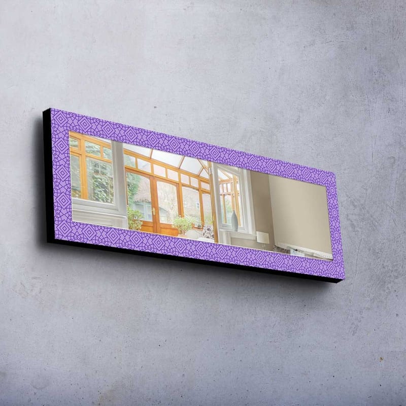 Dekorspegel 40x120 cm - Lila - Inredning - Speglar - Väggspegel