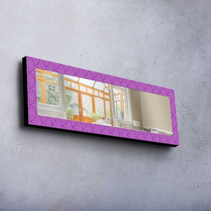 Dekorspegel 40x120 cm - Lila - Inredning - Speglar - Väggspegel