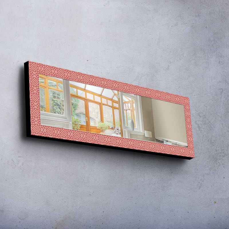 Dekorspegel 40x120 cm - Rosa - Inredning - Speglar - Väggspegel