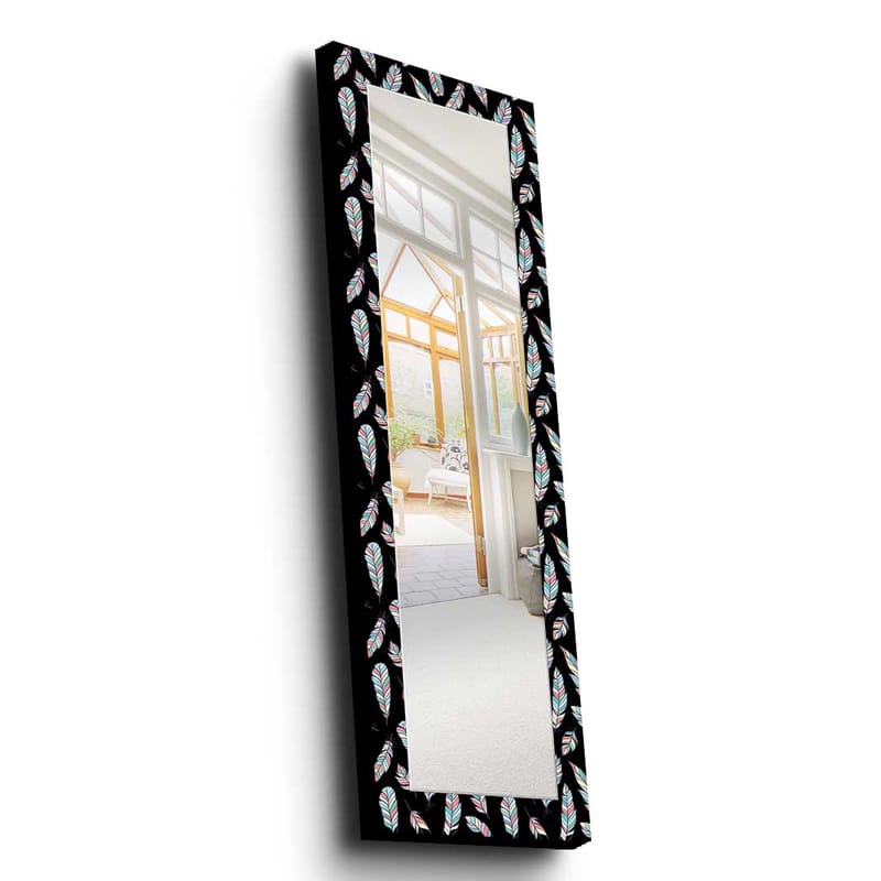 Dekorspegel 40x120 cm - Svart - Inredning - Speglar - Väggspegel