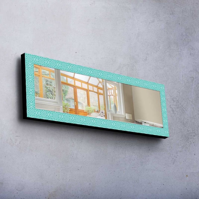 Dekorspegel 40x120 cm - Turkos - Inredning - Speglar - Väggspegel