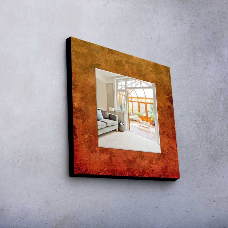Dekorspegel 50x50 cm - Flerfärgad - Inredning - Speglar - Väggspegel