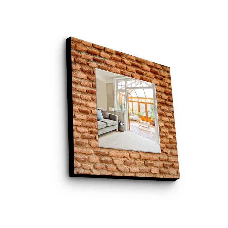 Dekorspegel 50x50 cm - Flerfärgad - Inredning - Speglar - Väggspegel