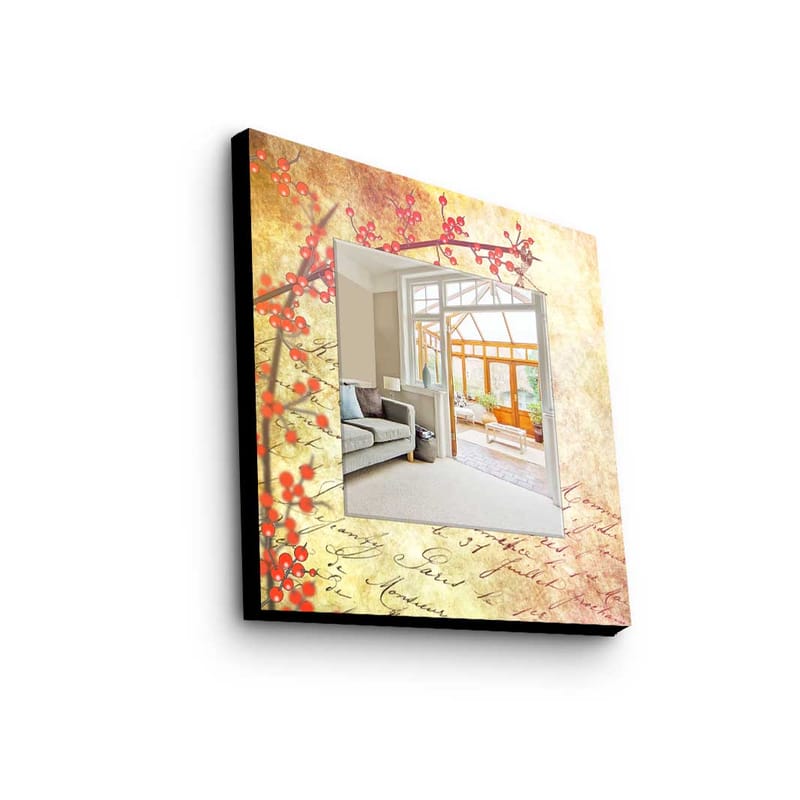 Dekorspegel 50x50 cm - Flerfärgad - Inredning - Speglar - Väggspegel