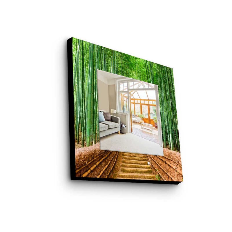Dekorspegel 50x50 cm - Flerfärgad - Inredning - Speglar - Väggspegel
