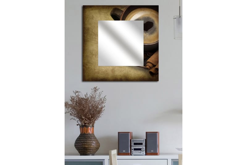 Dekorspegel 50x50 cm - Flerfärgad - Inredning - Speglar - Väggspegel